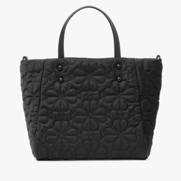 Kate Spade Tilly Quilted Small Tote Bag – Black (NWT) - Picture 3 of 8